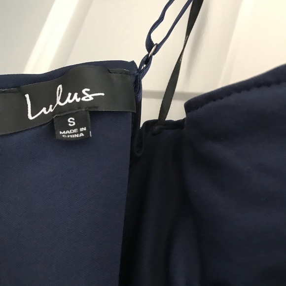 Navy holiday dress from LULU’S - Picture 2 of 6